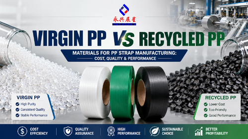 PP vergine vs PP riciclato per la produzione di reggette in PP | YongxingZhanxing