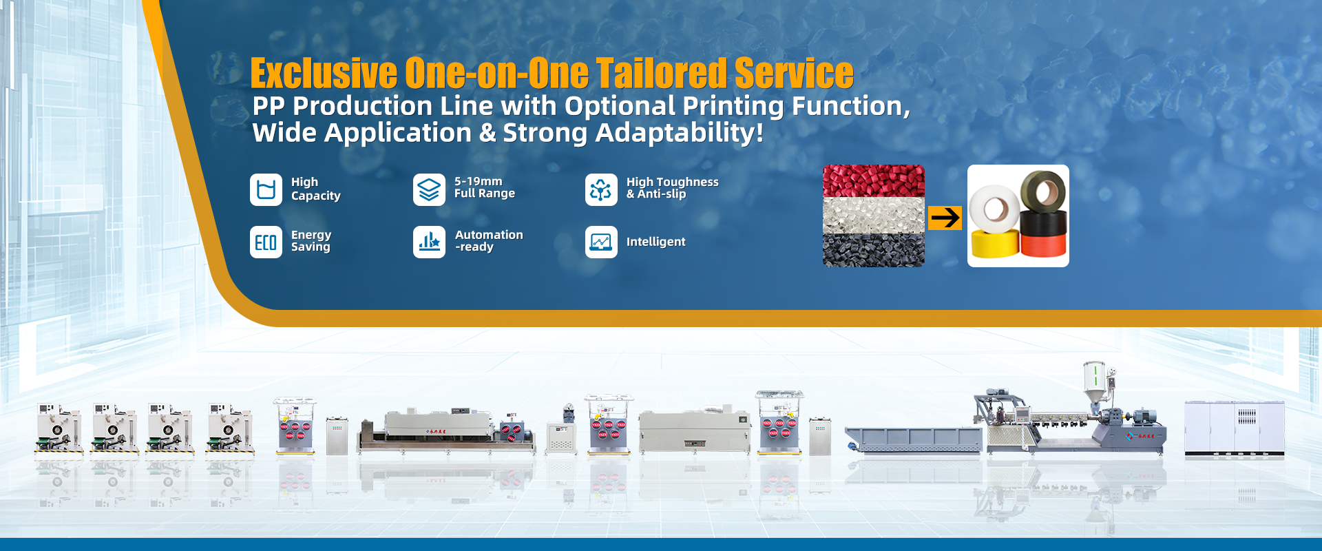 Qualità Macchina per la fabbricazione di cinture in PP fabbrica
