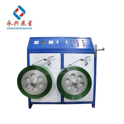 Qualità  High Stability Automatic Double-station PET Strap Rewinding Machine for Industrial Use fabbrica