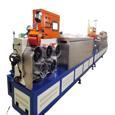 Buon prezzo 0.4-1.5 mm PET String Band Extrusion Line single screw in linea