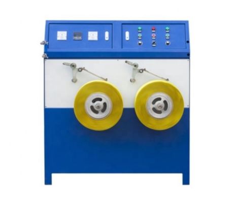 Semi-automatica PP Packing Strapping Band Winding Machine Double Station Strap Winder