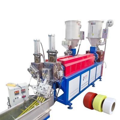 Linea di produzione di cinghie in plastica a fibra di plastica Twin Screw 9 mm