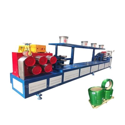 Buon prezzo Linea di produzione di nastri di plastica per estrusione in PET a singola vite da 9 mm in linea