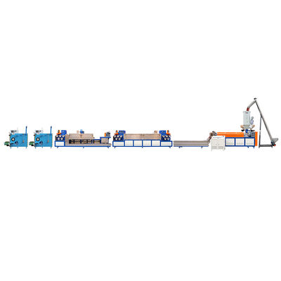 Macchina per la produzione di strisce di plastica completamente automatica in PP a singola vite da 9 mm