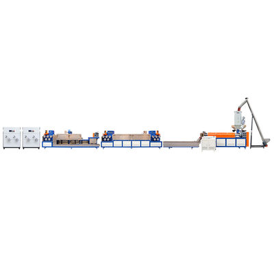 Buon prezzo Potenziare il processo di Strapping 380V Plastic Strap Making Machine per 5-19mm Larghezza Strap in linea