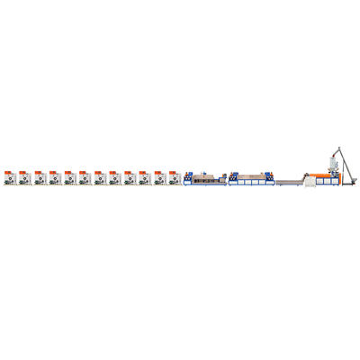 Linea di produzione di cinghie in PP a vite singola 200-300 KG/h completamente automatica