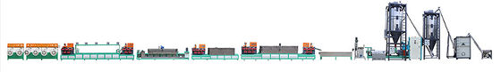 3 linee di PET Strap Extrusion Machine Alta produttività