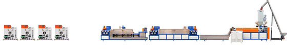 4*9mm linea di produzione di cinghie in PP completamente automatica 200~250Kg/h