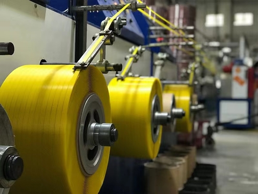 Avvolgitore per reggetta in PP da 200mm con tensione regolabile per la produzione