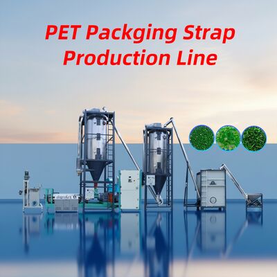 Buon prezzo Macchina per la produzione di cinghie di imballaggio in PET Capacità 200-350Kg/ora Linea di produzione di nastri/fasce in linea