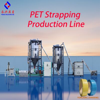 Linea di produzione di nastri in PET a singola vite ad alta precisione completamente automatica per la fabbricazione di nastri in PET