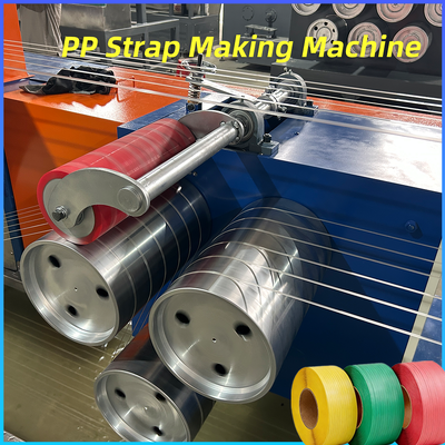 Buon prezzo Macchina per la produzione di reggette in PP personalizzate da 350 kg / h per la produzione di reggette da imballaggio in plastica in linea