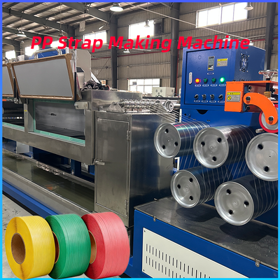 Buon prezzo Linea di produzione di cinturini in PP a risparmio energetico Macchina per la produzione di cinturini in PP industriali in linea