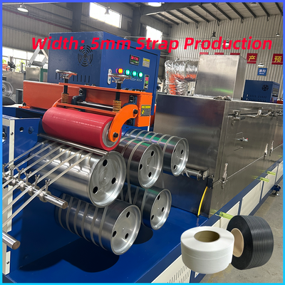 Buon prezzo Attrezzatura per la produzione di cinghie di imballaggio in PP Linea di produzione di cinghie in PP a risparmio energetico in linea