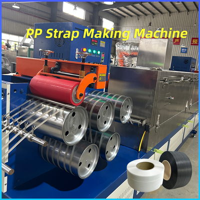 Estrusori di plastica automatici che regge la cinghia che fa la macchina Pp Linea di produzione di cinghie di imballaggio per carichi di animali domestici